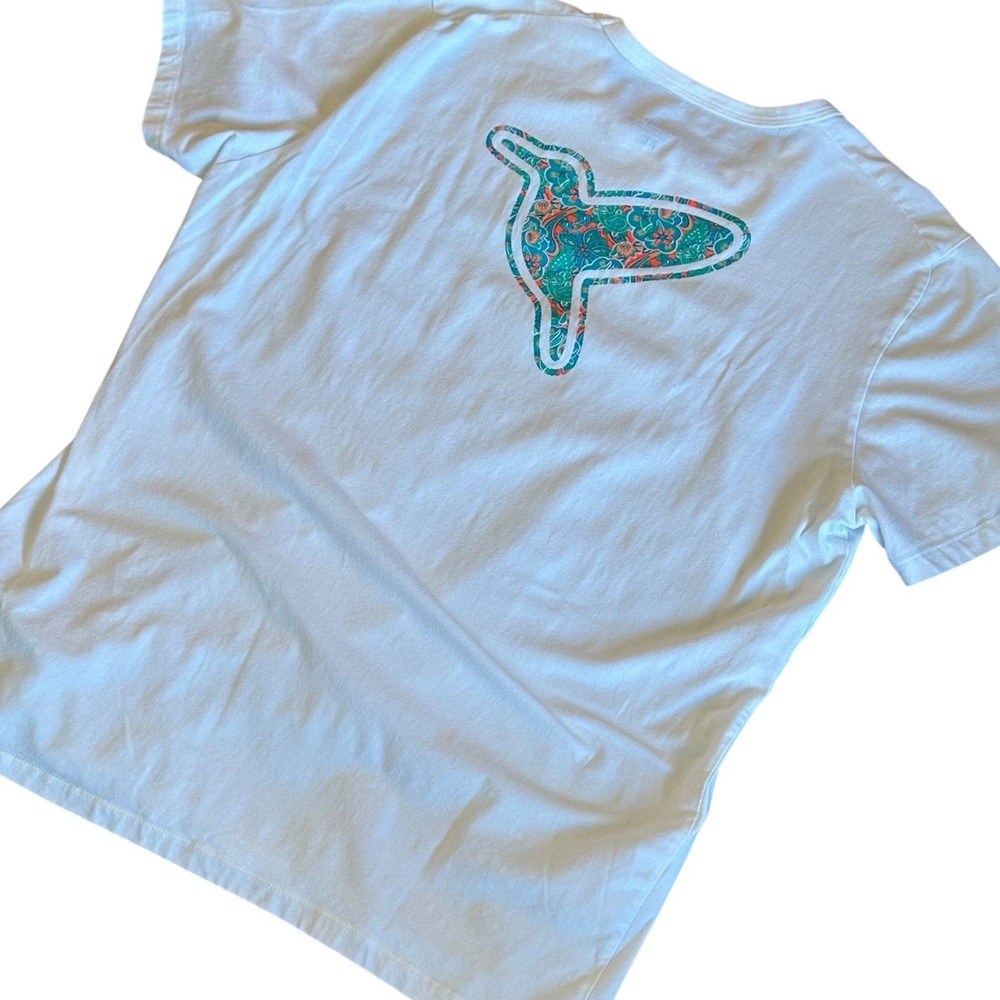 Bird Dogs T Shirt Men's XL White T Shirt Graphic Bird Print Cotton Spandex